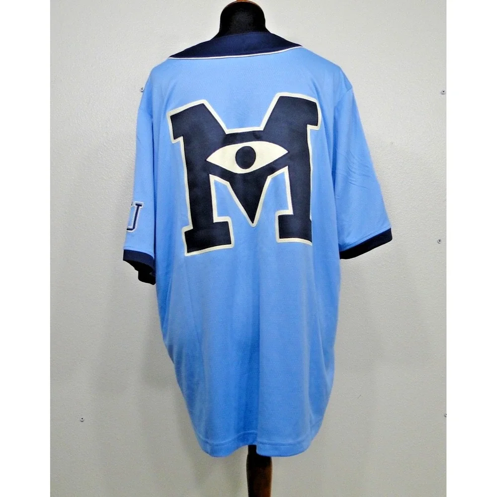 Disney Parks Monsters University Baseball‎ Jersey XL Sulley Mike Wazowski Pixar